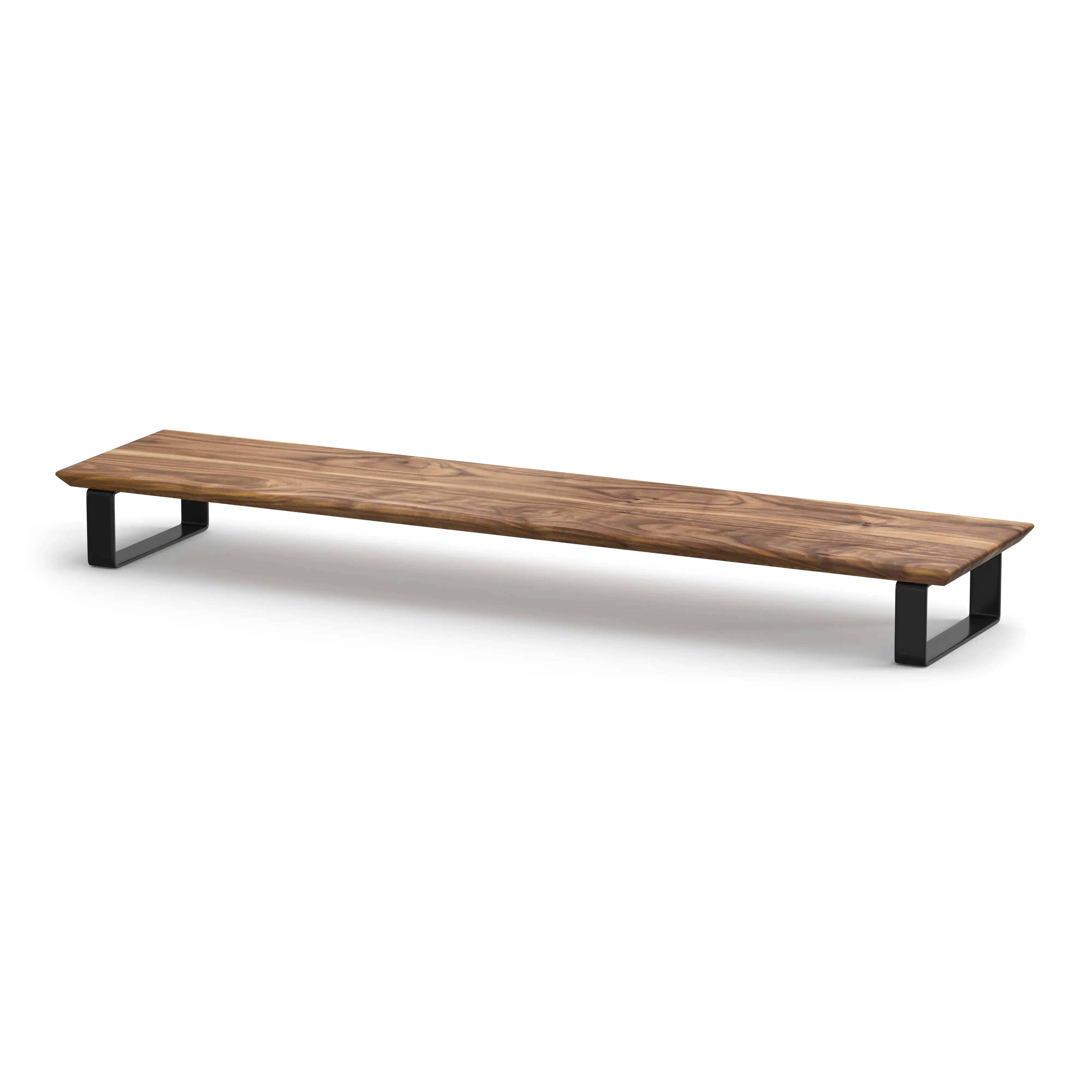 Monitor Riser Walnut/Black Upwood Desks