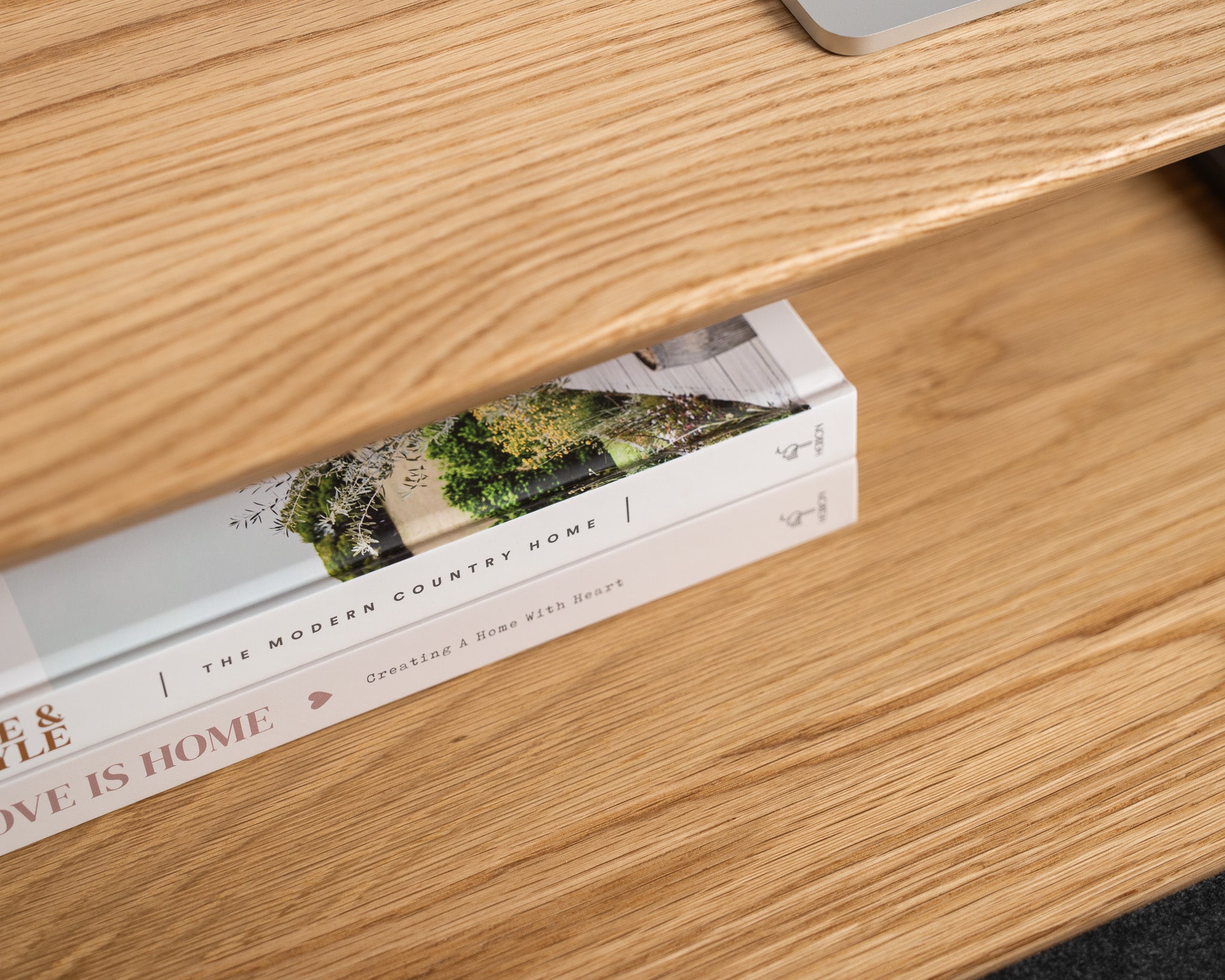 Upwood Pro Standing Desk - White Oak Hardwood Black