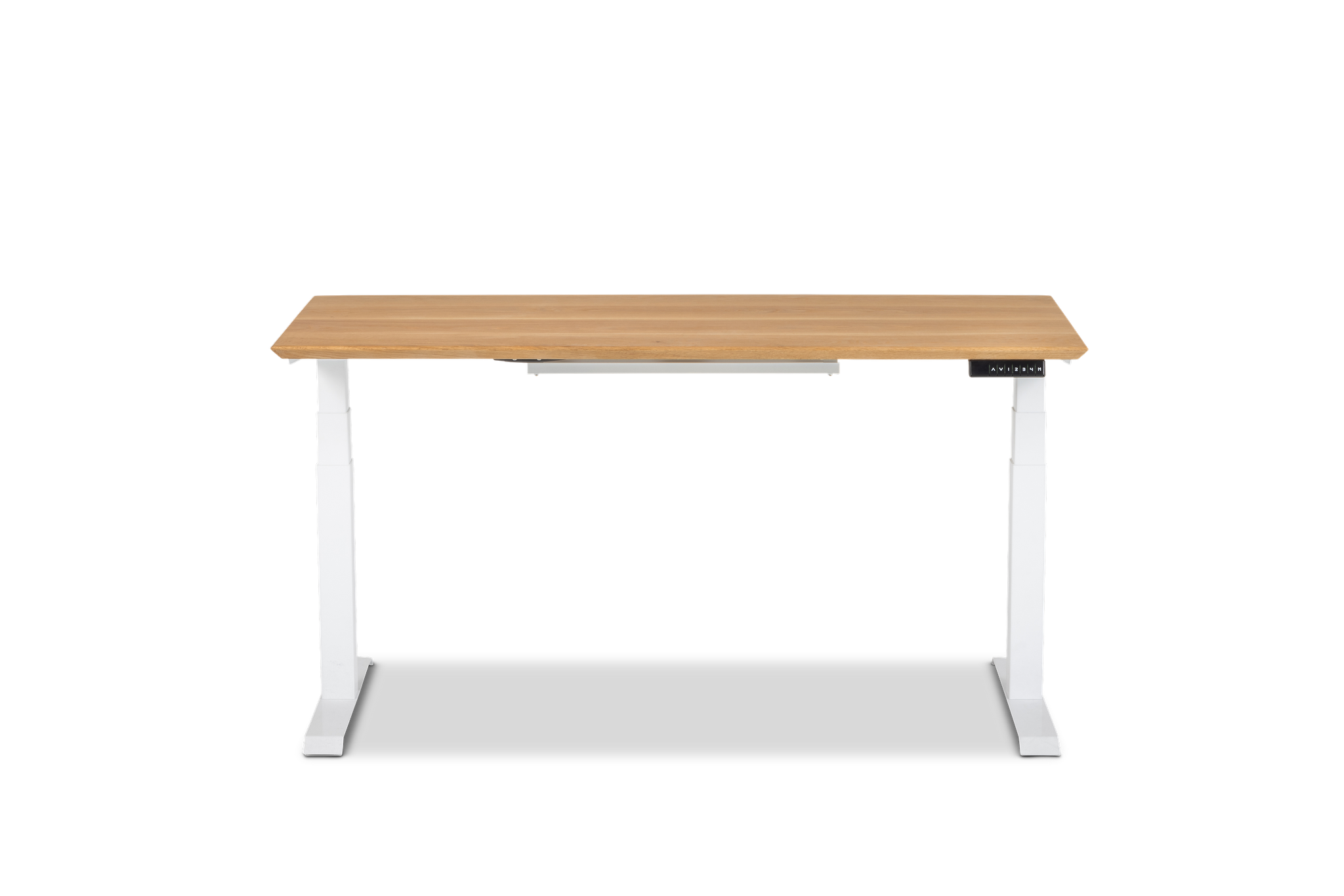 Upwood Pro Standing Desk - White Oak | Handcrafted 140kg Dual Motor Height Adjustable Desk